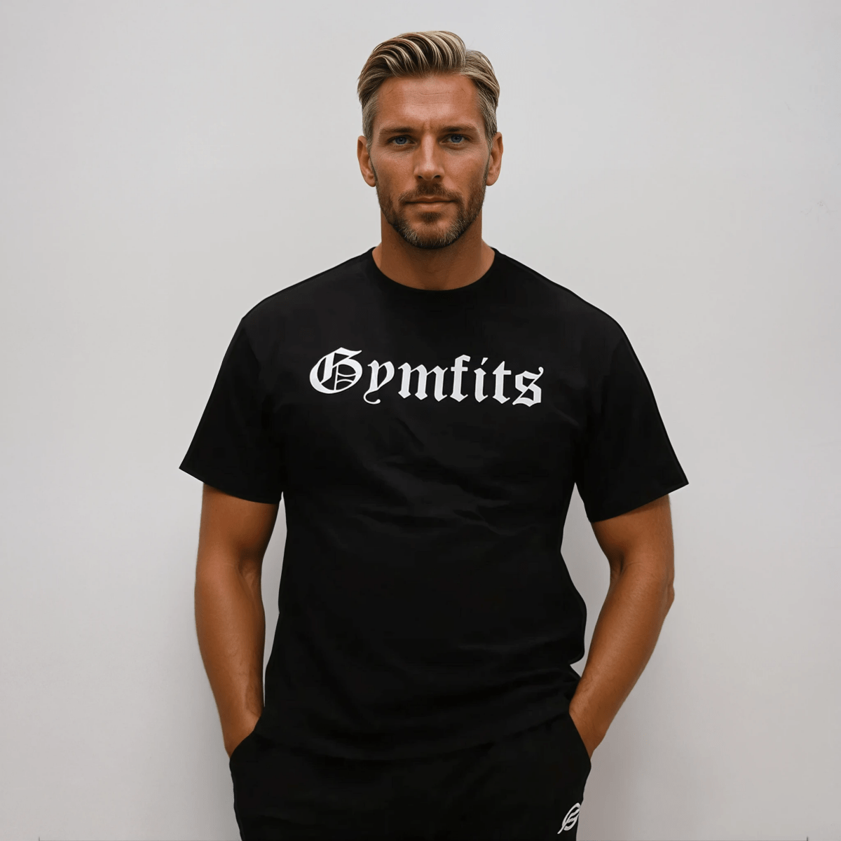 Gymfits Graphic Black Tee - GYMFITS