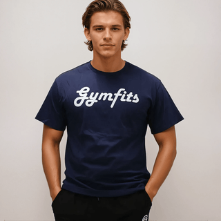 Gymfits Graphic Blue Tee - GYMFITS