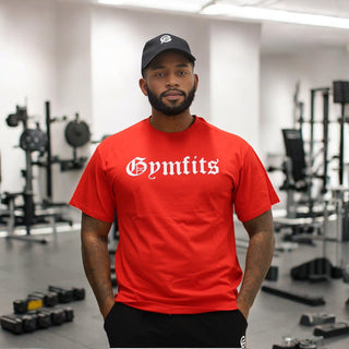 Gymfits Graphic Red Tee - Gymfits