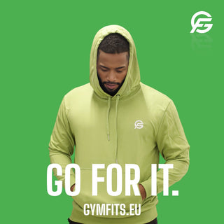 Gymfits Gray Green Hoodie - Gymfits