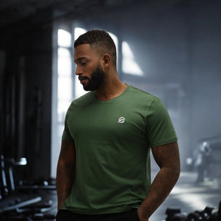 Gymfits Green Logo Tee - GYMFITS