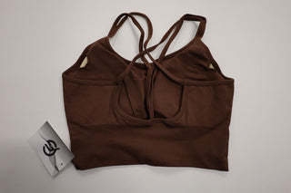 Gymfits Vital Brown Top - GYMFITS